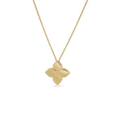 Princess Flower Yellow Gold Pendant - Dracakis Jewellers
